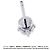 Orecchini a lobo in platino con taglio rotondo Harry Winston - vista 9