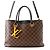 Borsa Louis Vuitton Damier Ebene Riverside Nero