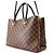 Borsa Louis Vuitton Damier Ebene Riverside Nero - vista 2
