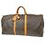 Borsa Keepall Louis Vuitton in tela Monogram 60 Marrone - vista 2