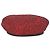 Eugenia Kim Solid Beret aus rotem Tweed Bordeaux