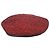 Eugenia Kim Solid Beret aus rotem Tweed Bordeaux - Ansicht 2