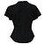 Top aderente a maniche corte con collo chiuso a pois Marc Jacobs in viscosa nera Nero - vista 3