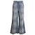 Jeans Gucci Washed Bell-Bottom in cotone blu