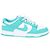Sneakers Nike Dunk Low Clear Jade in pelle turchese - vista 2