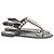 Sandali Jelly Stuart Weitzman Goldie decorati con perle finte in gomma nera Nero