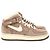 Nike Air Force 1 Mid Chocolate Sneakers in Brown Suede Red