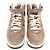 Nike Air Force 1 Mid Chocolate Sneakers in Brown Suede Red - view 5