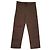 Totême Straight Leg Hose aus brauner Baumwolle Rot