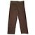 Totême Straight Leg Hose aus brauner Baumwolle Rot - Ansicht 2