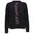 Saint Laurent Floral Cable Knit Pullover aus schwarzer Wolle
