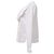 Top Ganni Maxi Ruffled Collar en algodón blanco - vista 3