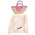 Jacquemus Le Panier Tote Bag aus rosa Raffia Pink - Ansicht 11