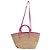 Jacquemus Le Panier Tote Bag aus rosa Raffia Pink - Ansicht 3