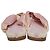 Burberry Check bedruckte Sandalen mit offener Zehenpartie aus rosa Baumwolle Braun Pink - Ansicht 3