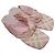Burberry Check bedruckte Sandalen mit offener Zehenpartie aus rosa Baumwolle Braun Pink - Ansicht 6