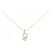 Autre Marque Collana in oro rosa K10 e diamanti