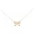 Autre Marque Collana Ribbon in Diamanti Au750 Rosa