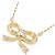 Autre Marque Collana Ribbon in Diamanti Au750 Rosa - vista 3