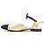 Chanel Leder-Sneaker Schwarz Golden - Ansicht 2