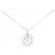 Autre Marque Collar de oro blanco y diamantes Au750 Plata