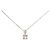 Autre Marque Collana con diamante Au750 Rosa