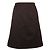 Falda Fendi Zucca de nylon Castaño