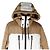 Autre Marque BOSS Nylon-Polyester-Jacke Schwarz Weiß Beige - Ansicht 2