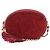 Borsa a tracolla con catena in scamosciato Chanel Coco Mark Rosso