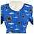Issey Miyake Polyester T-Shirt PLEATS PLEASE PP13-FK362 Blau - Ansicht 4