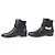 Hermès Botas curtas de couro Neo Kelly com fivela Preto - vista 3