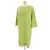 Vestido de punto de algodón Issey Miyake Verde Verde claro