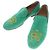Autre Marque Mocassino in scamosciato Polpetta Verde