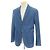 Autre Marque Jaqueta casual de algodão chambray Giannetto Azul