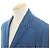 Autre Marque Jaqueta casual de algodão chambray Giannetto Azul - vista 2