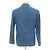 Autre Marque Jaqueta casual de algodão chambray Giannetto Azul - vista 3