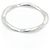 Chanel Camellia Half Eternity Ring aus Platin Größe 47 Silber - Ansicht 3
