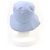 Cappello bucket in cotone con logo ricamato Gucci Blu Blu chiaro - vista 5