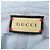 Cappello bucket in cotone con logo ricamato Gucci Blu Blu chiaro - vista 8