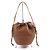 Autre Marque Borsa a tracolla in pelle GEM di VASIC Marrone Bronzo