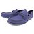 Scarpe Mezzi Loafer in pelle Louis Vuitton Blu Blu navy - vista 3