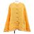 Chaqueta Chanel sin cuello Naranja
