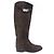 Botas largas de ante Hermès Castaño