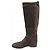 Botas largas de ante Hermès Castaño - vista 2