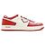 Prada 3LKG Kalbsleder-Sneaker Weiß Rot