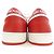 Prada 3LKG Kalbsleder-Sneaker Weiß Rot - Ansicht 5