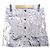 Christian Dior Lammfellrock Silber