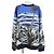 Sudadera de algodón técnico estampado Louis Vuitton Negro Azul Verde