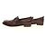 Autre Marque King Tartufoli Leder-Loafer Braun - Ansicht 6