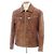 Autre Marque Chaqueta de cuero ARMA MAZE Castaño